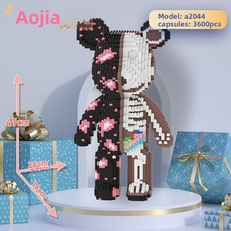 Bear building blocks, large building block bear figure, photo 8