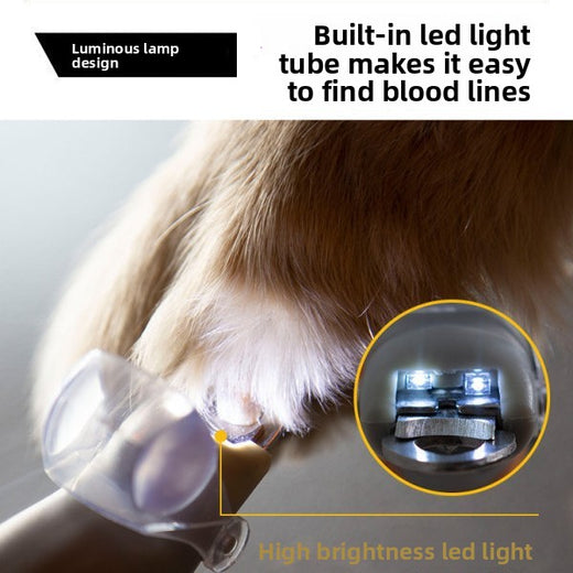 LED Pet Nail Clippers for Cats and Dogs
