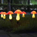 Solar Powered LED Garden Lights with Flower Design