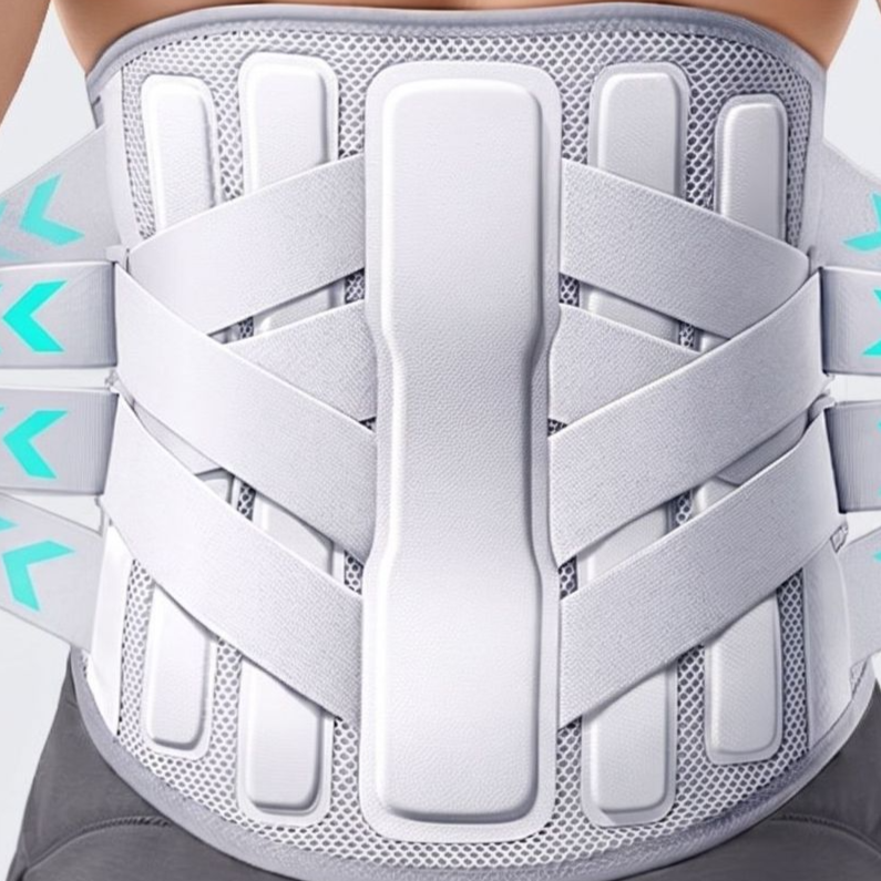 Medical Lumbar Support Belt with Heating Pad
