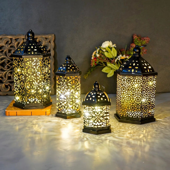 Retro Moroccan LED Lantern for Home Decor Decor product image 3