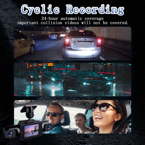 Four-Camera Vehicle Driving Recorder with 360-Degree View Automotive Parts product image 4