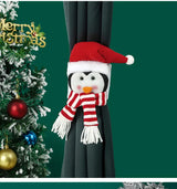 Penguin curtain buckle close-up