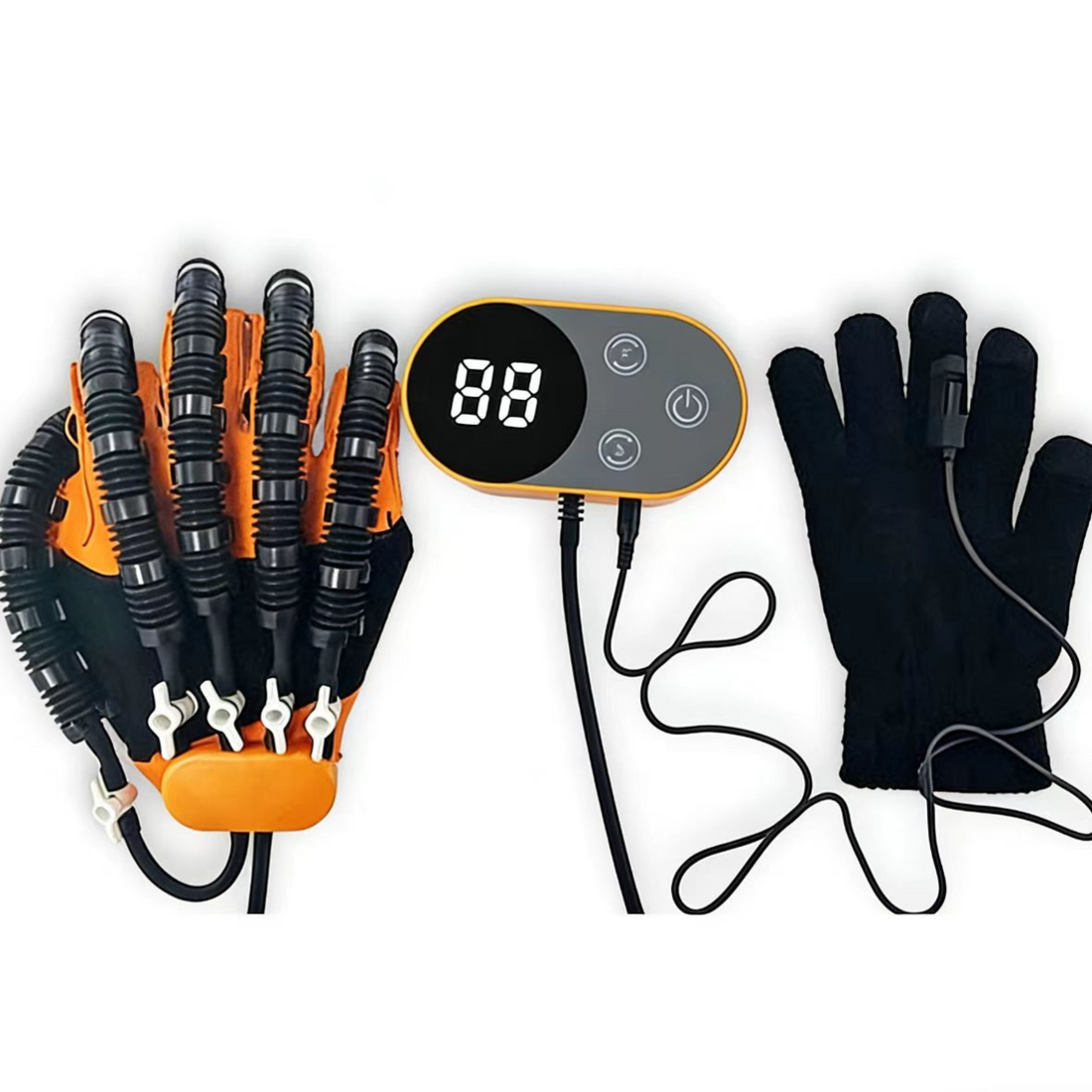 Electric Finger Training Glove with Hand Massage Robot for Rehabilitation and Health Care - Nylon Breathable Wearable Device