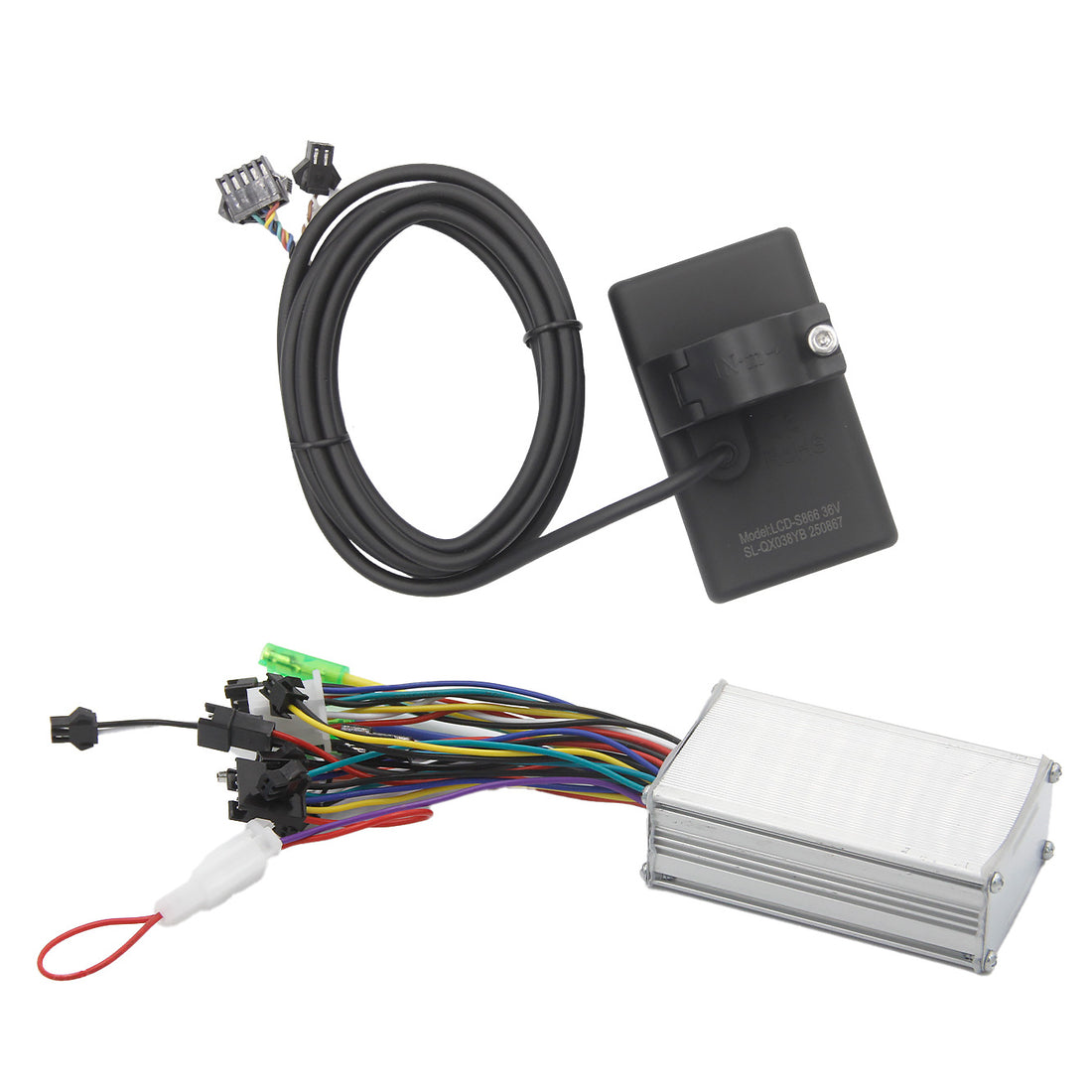 Ebike S866 Controller and LCD Instrument Kit for 24V 48V 250W 350W Lithium Battery Systems