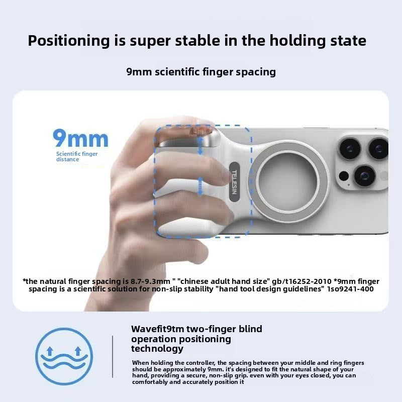 Magnetic Phone Grip with Bluetooth Remote Control