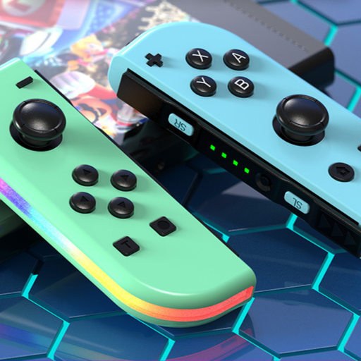 Wireless RGB Vibration Game Controller for Switch