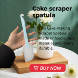 Oversized silicone spatula head close up
