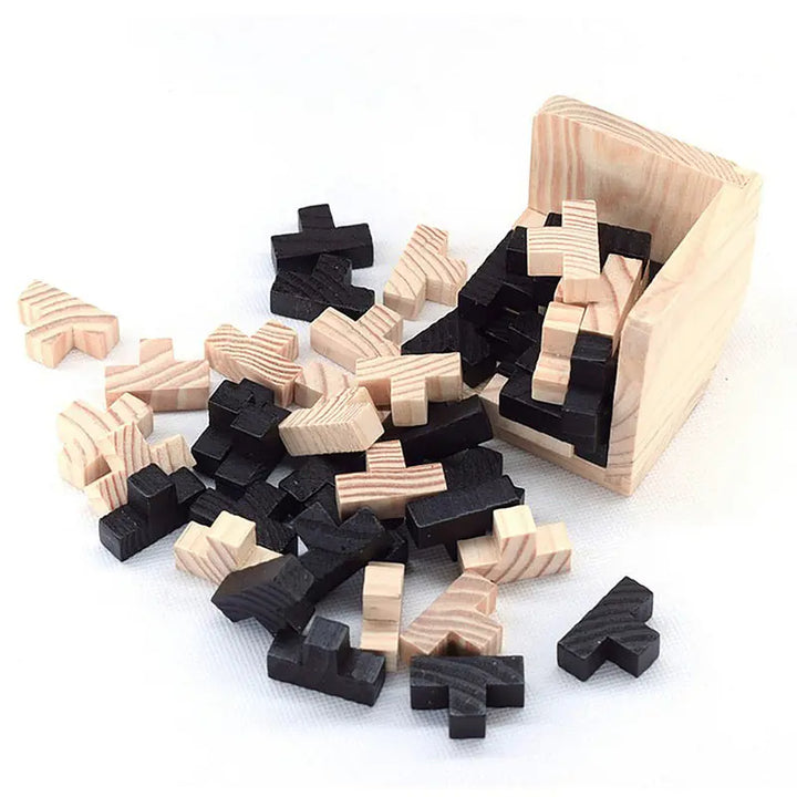 Wooden Brain Teaser Puzzle - Image 1
