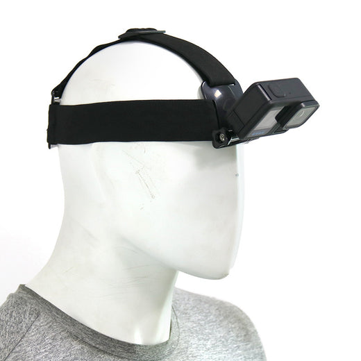 Head-mounted mobile phone holder