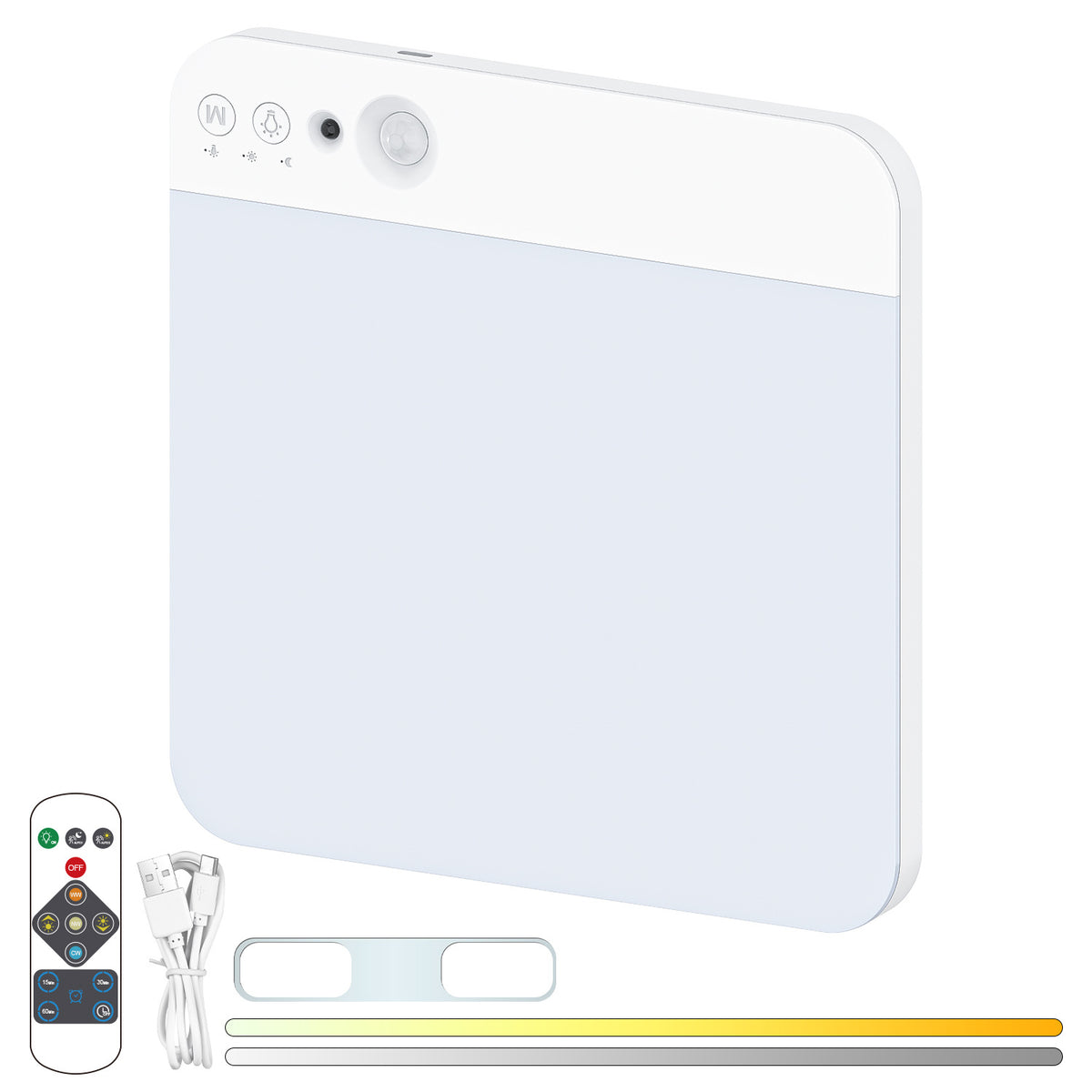 Rechargeable Magnetic Motion Sensor Ceiling Light