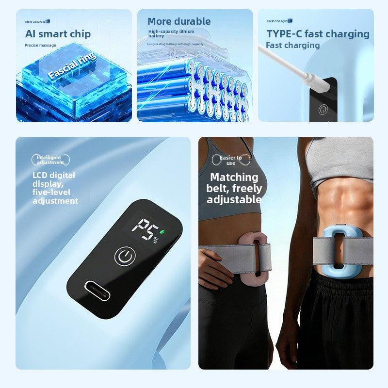 Fat-throwing machine fascia ring thin belly artifact lazy man
