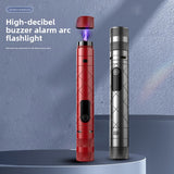 High-Voltage Arc Self-Defense Flashlight
