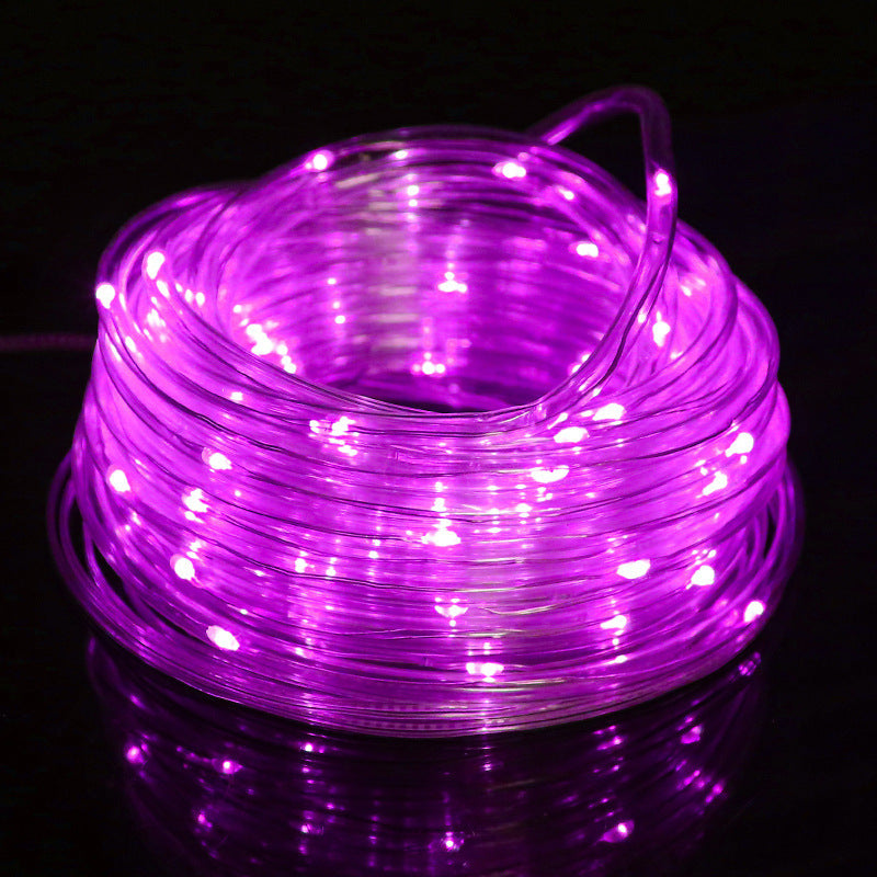 Solar Powered Outdoor LED String Lights with Remote Control