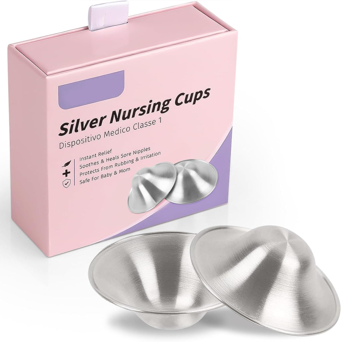 Silver Nursing Cup Nipple Protector