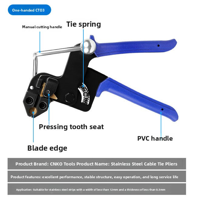 Self-locking Ribbon Clamp Tool