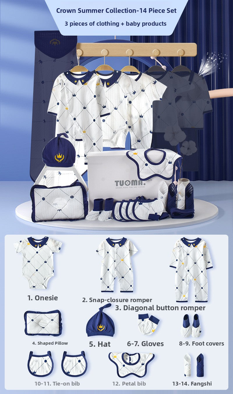 Newborn Pure Cotton Baby Clothes Gift Set