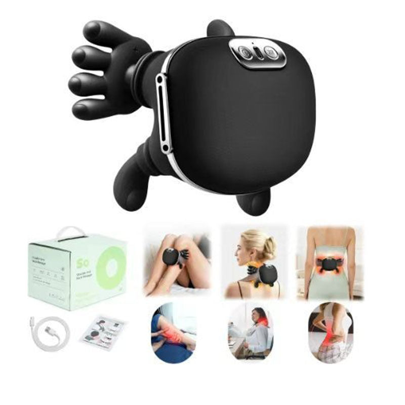 Heating Kneading Massage Pillow with Ergonomic Support