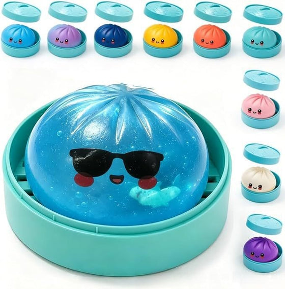 Slow rising squeeze toy in ghost, shark or dumpling shape, photo 5