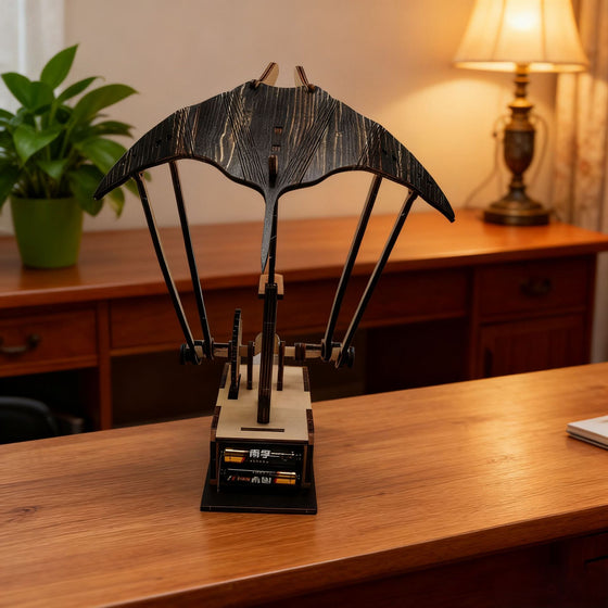 Artisan Wooden Manta Ray Automaton product image 2
