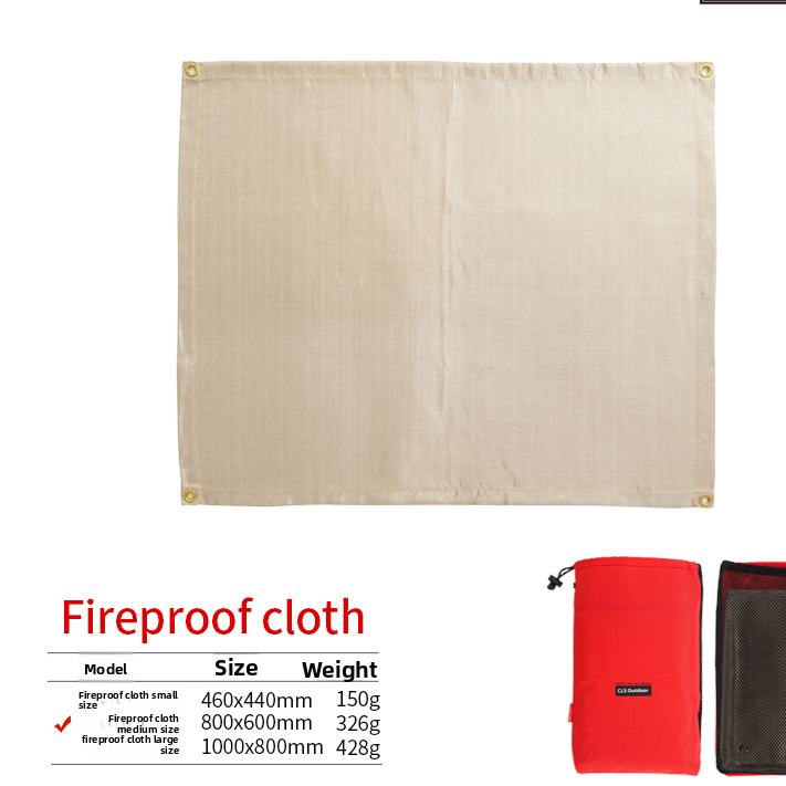 Fiberglass Fire Resistant Blanket for Outdoor Camping