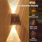 Solar Powered Outdoor Wall Washer Light