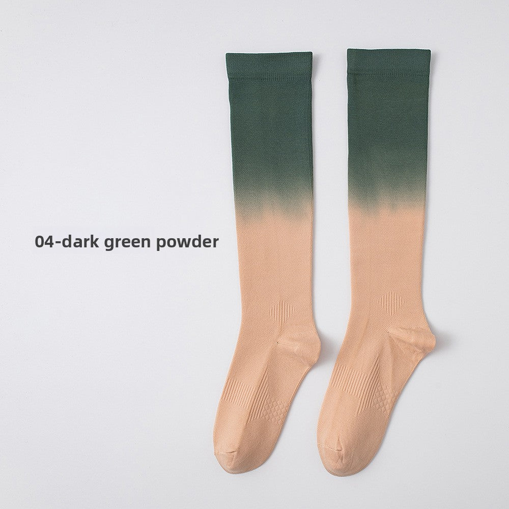 Gradient color nylon blend athletic socks, photo 8
