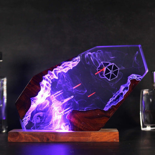 3D Galaxy Resin Star Lamp with LED Lights product image 1