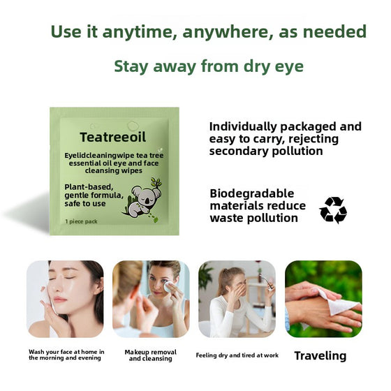 Tea Tree Eye Cleaning Wipes product image 2