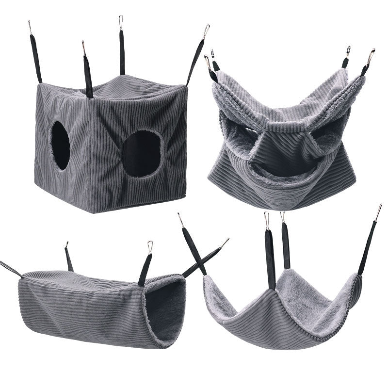 4-Piece Pet Cage Hammock Set