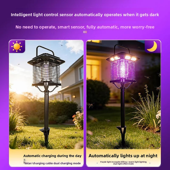 Solar-powered outdoor mosquito repellent lamp Pest & Animal Control product image 3