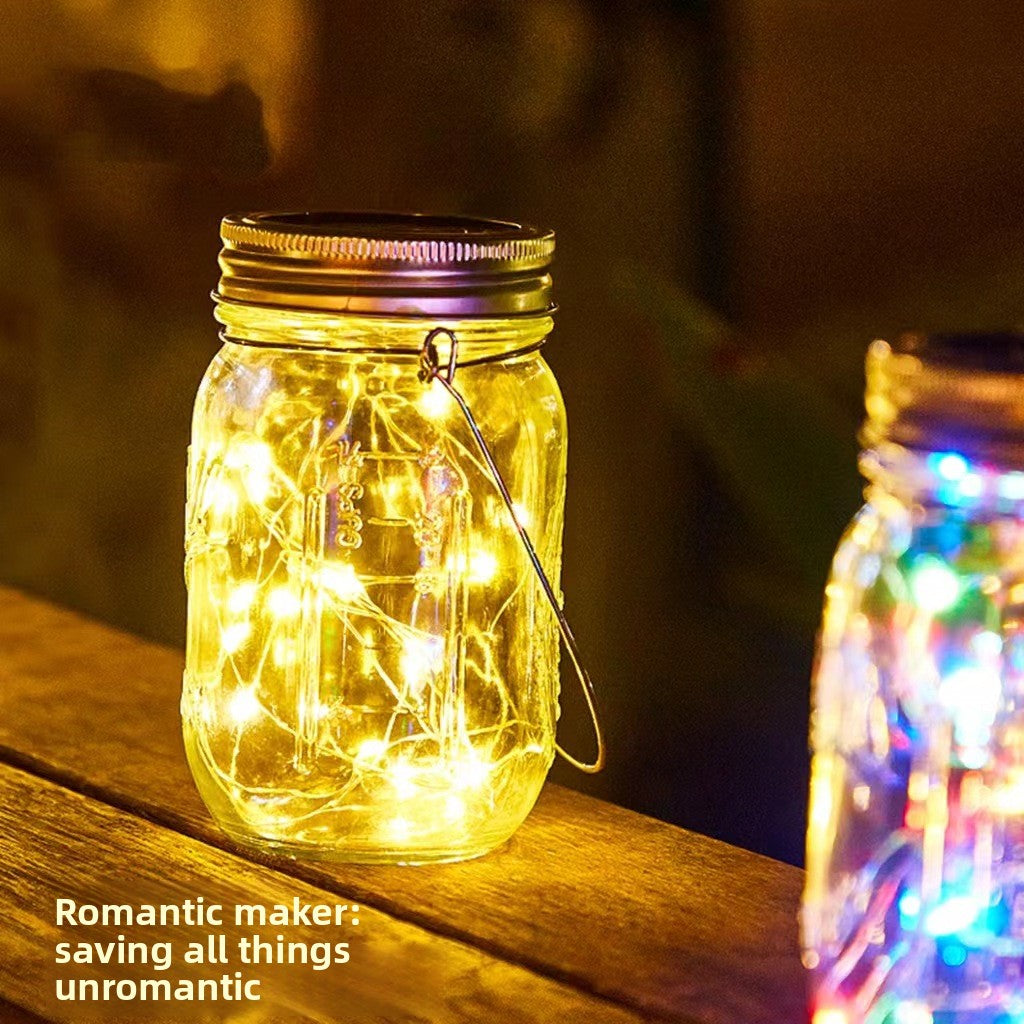 Solar Mason Jar Outdoor Hanging Light