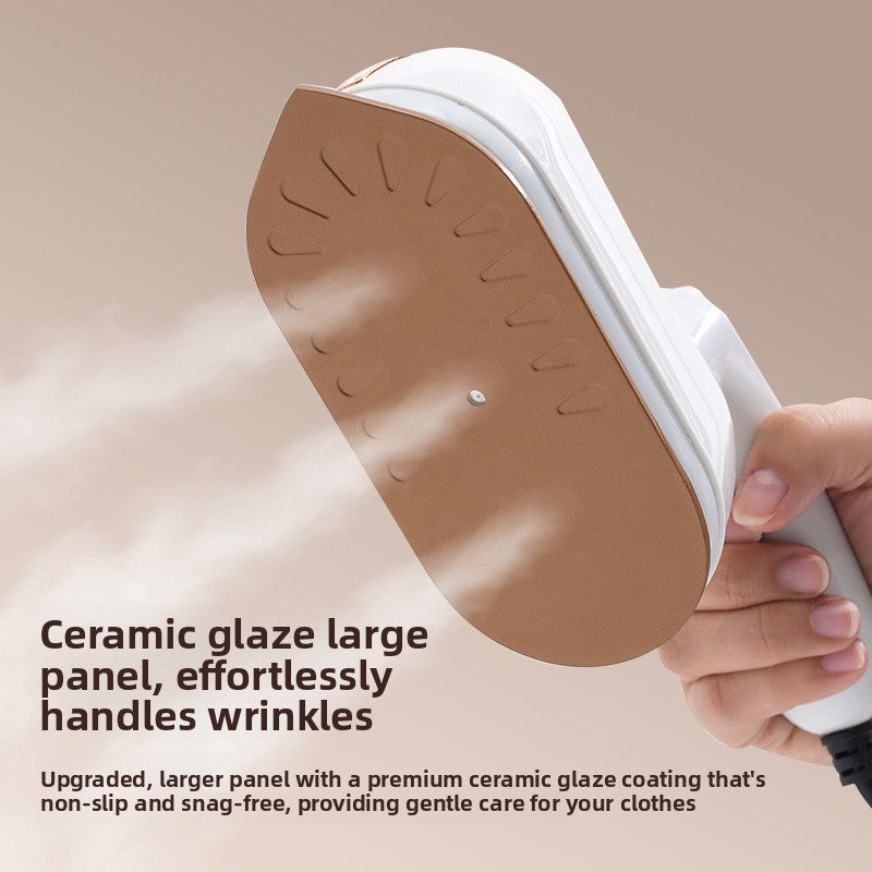 Foldable mini handheld garment steamer and iron, photo 1