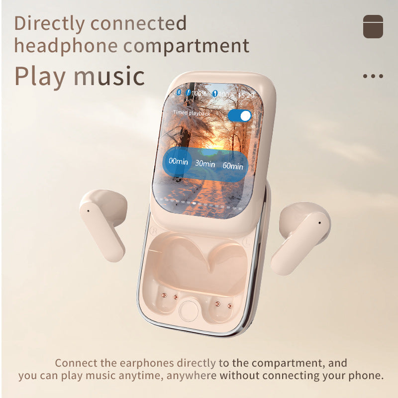 Sliding Bluetooth earphones