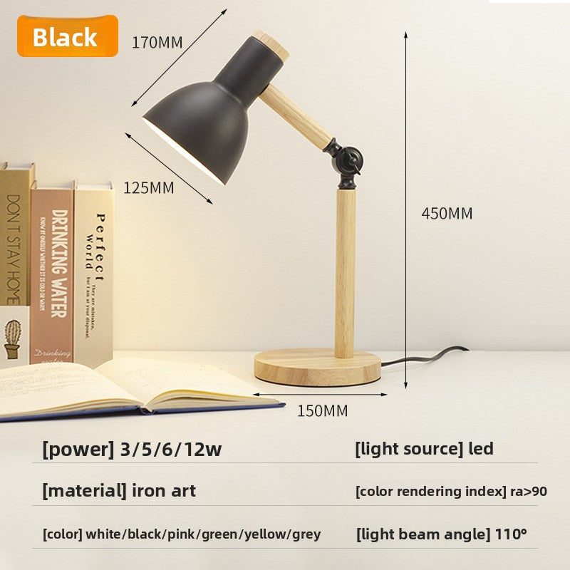 Eye Protection Dimmable LED Bedside Study Light