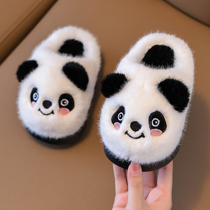 Cartoon Plush Cotton Slippers