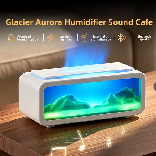 Bluetooth Humidifier with Laser Flame Effect