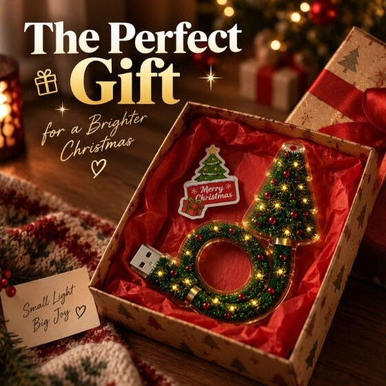 Christmas tree USB projection lamp