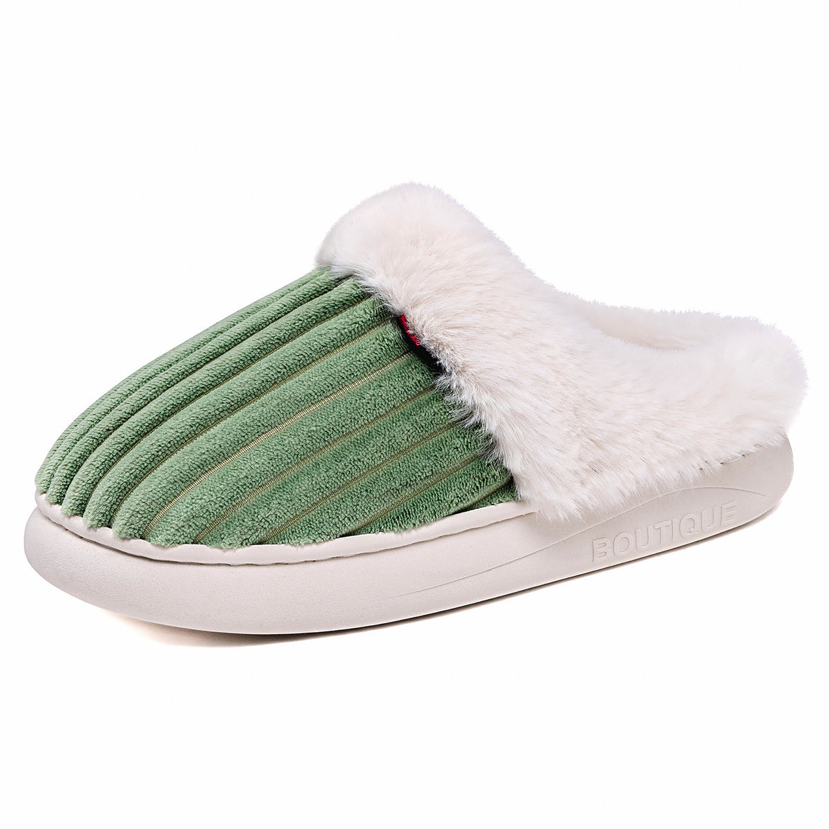 Womens Plush Indoor Slippers