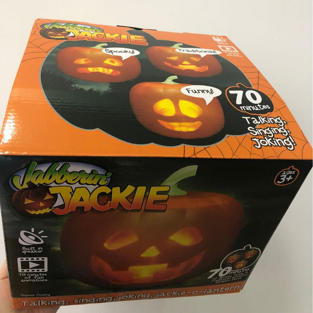 Sunreal Talking Pumpkin Lantern Halloween Projector
