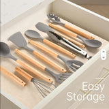 Silicone kitchen utensils heads detail