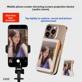Wireless Phone Screen Caster with Audio and Focus
