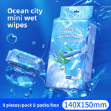 Mini Wet Wipes for Hand and Face Cleaning