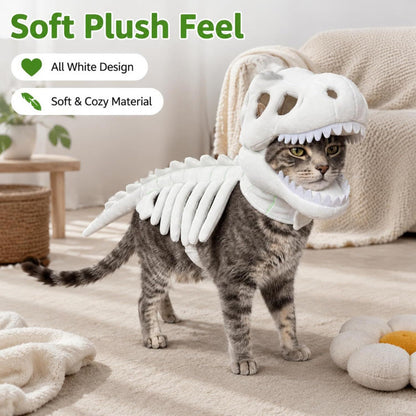 Plush Dinosaur Skeleton Costume