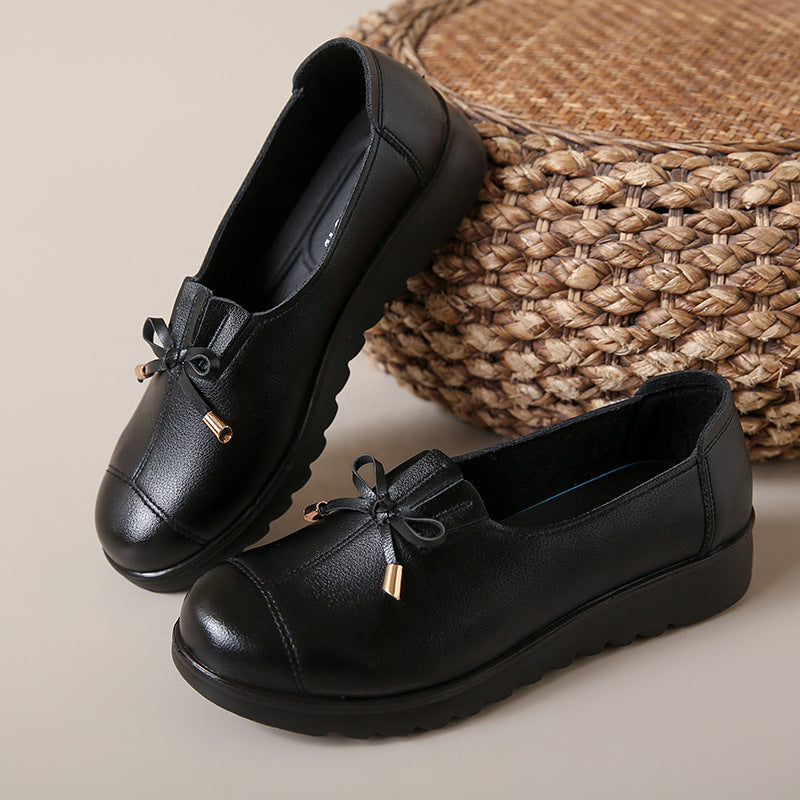 Women's soft sole slip-on loafers with low heel, photo 2