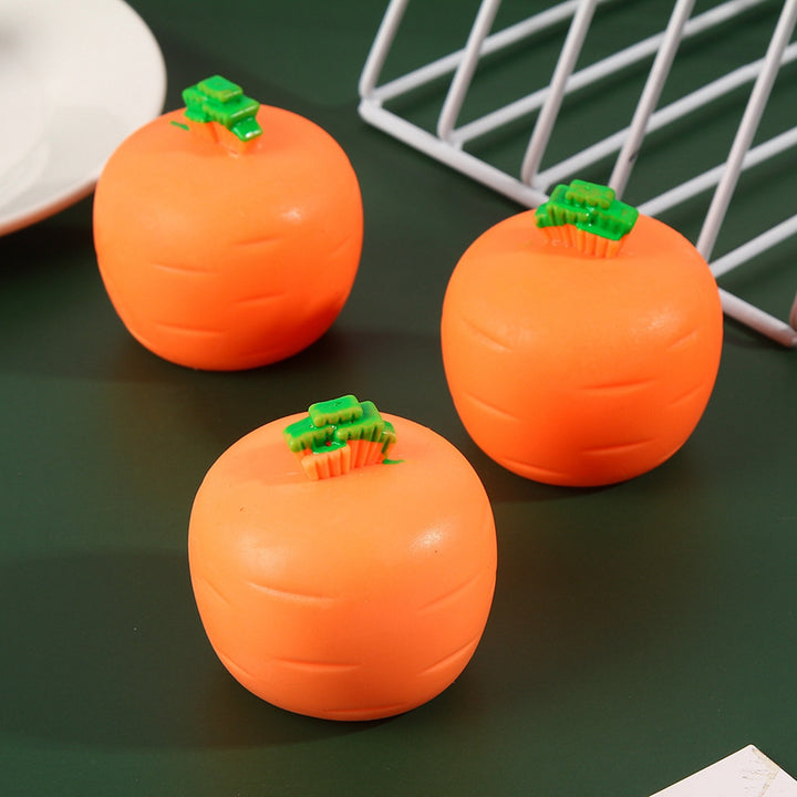 Carrot rabbit fidget toy on desk