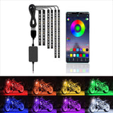 Decorative light strip vehicle for automobiles