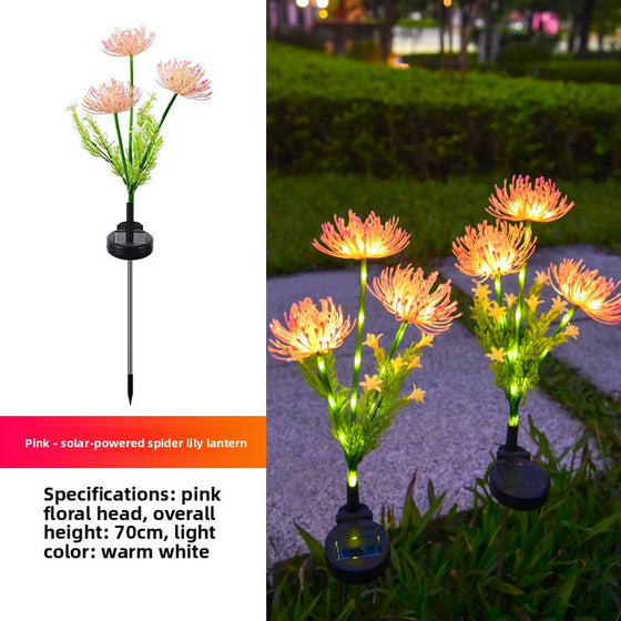 Solar Flower Ground Light Outdoor Decorative Lamp Garden & Outdoor product image 6
