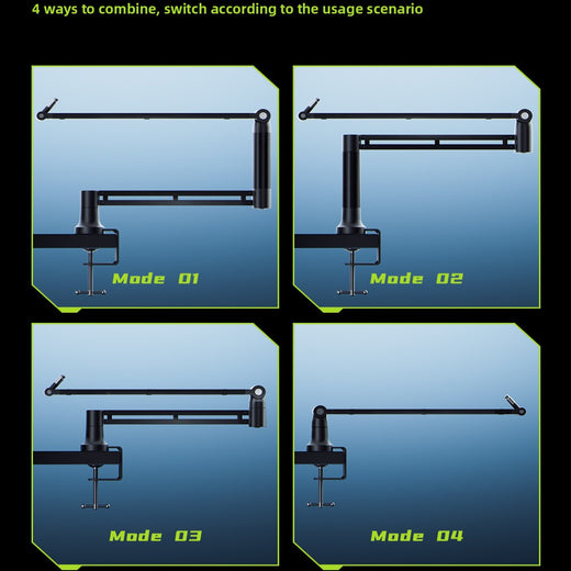 Three-section rotating shockproof frame