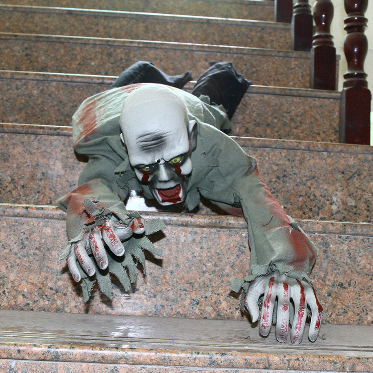 Voice Control Luminous Crawling Ghost Halloween Prop